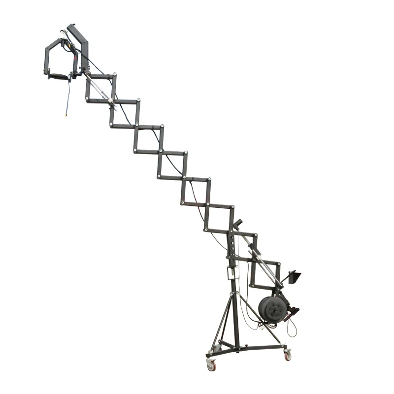 High Quality Motorized Telescopic Scissors Camera Jib Crane  From 2.5m to 5.5m