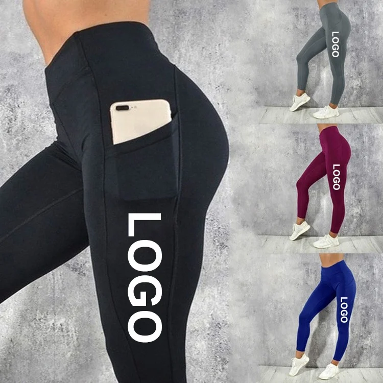 
Pocket Yoga Pants Women Scrunch Butt Workout Leggings High waist Tummy Control Gym Sport Leggings with Side Pockets 