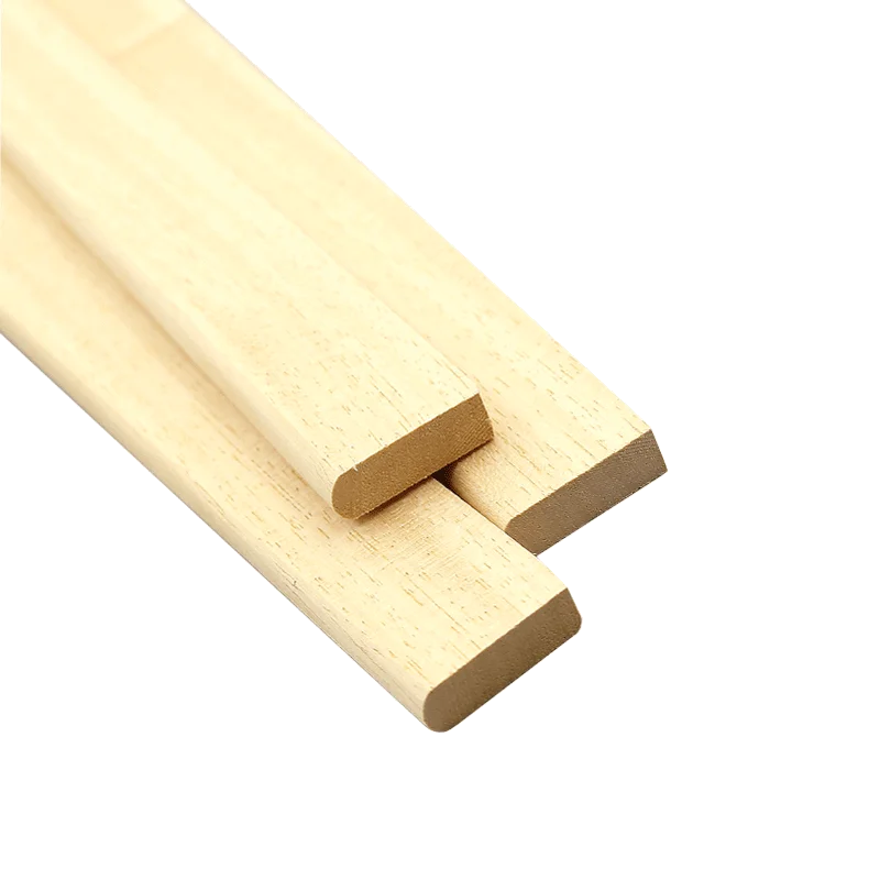 Chinese Recon Wood bullet shape moulding Decorative baseboard crown cornice Moulding for Furniture Clothes Book Cabinet