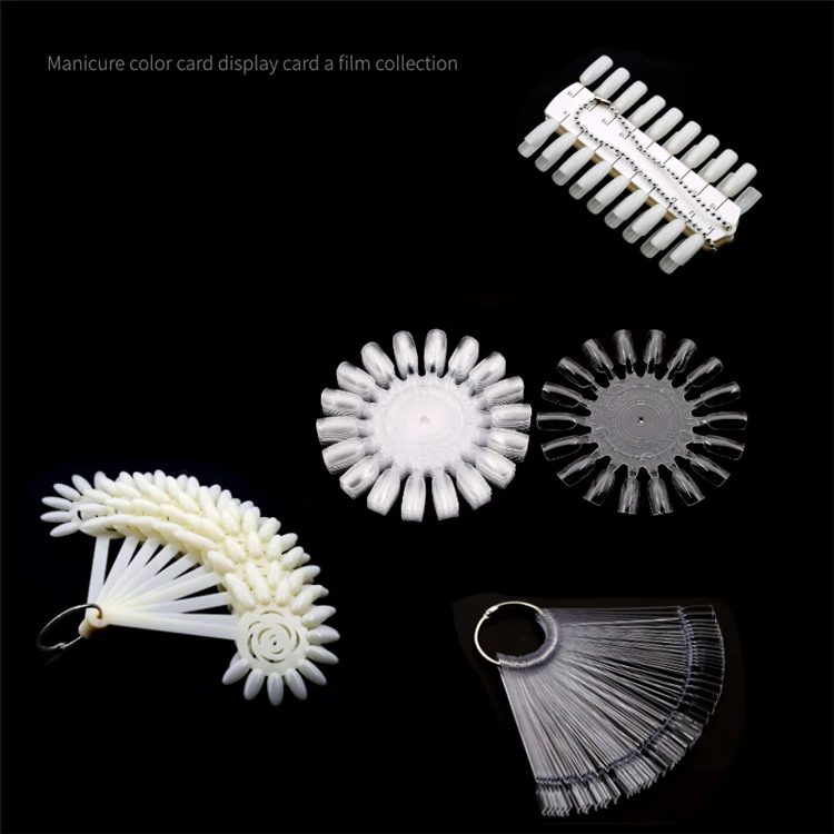 Factory direct supply variety plastic nail display nail polish color chart
