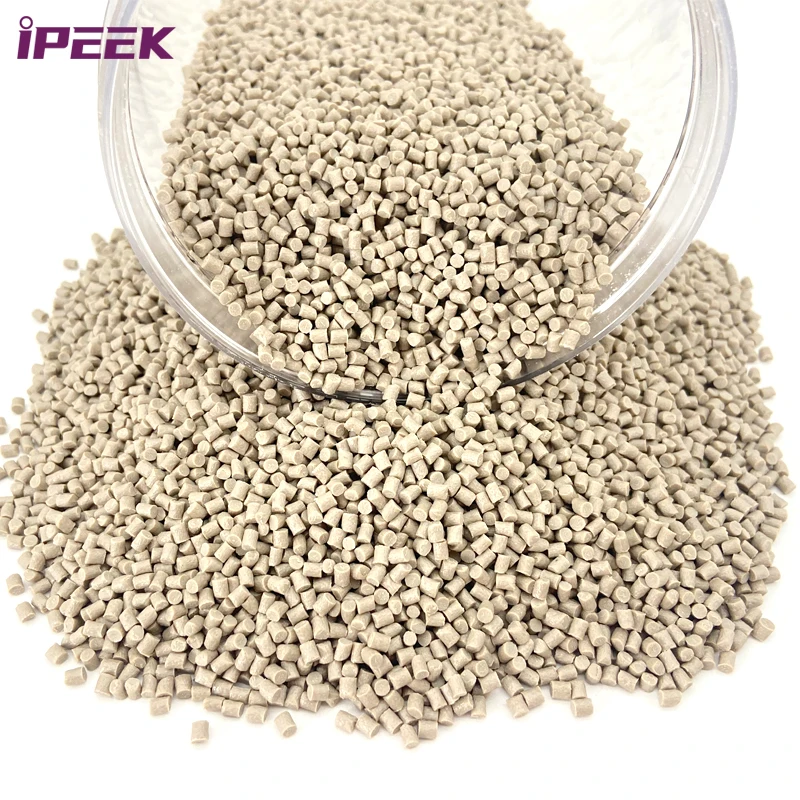 iPEEK Custom Plastic Raw Material Manufacturer Enforced Glass Fiber GF30% Engineering Polymers PEEK Granule