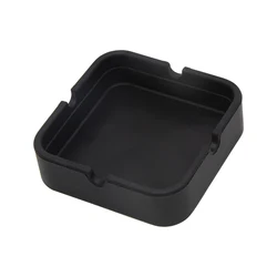 Экологичная небьющаяся квадратная силиконовая портативная пепельница, автомобильная пепельница