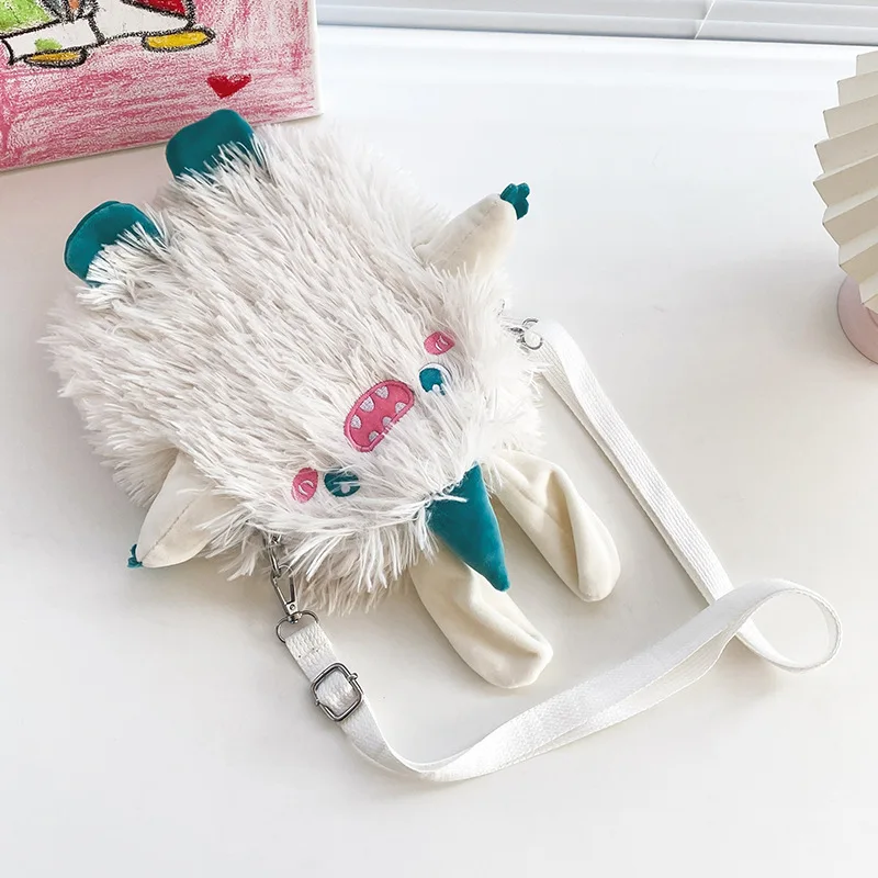 New Style  Cute And Funny Personality Plush Toy Embroidered Lovely Monster Imagine Stuffed Doll Bag For Students&Girls&Kids