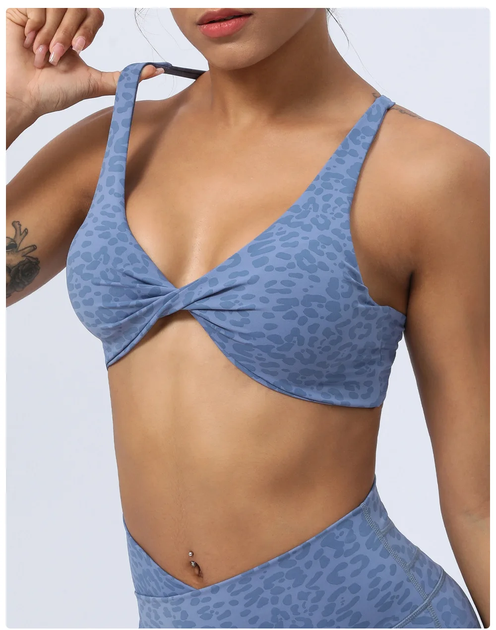 BASHAsports leopard print set women sportswear sports sets gym clothing women leggings  gym tops  fitness clothing women