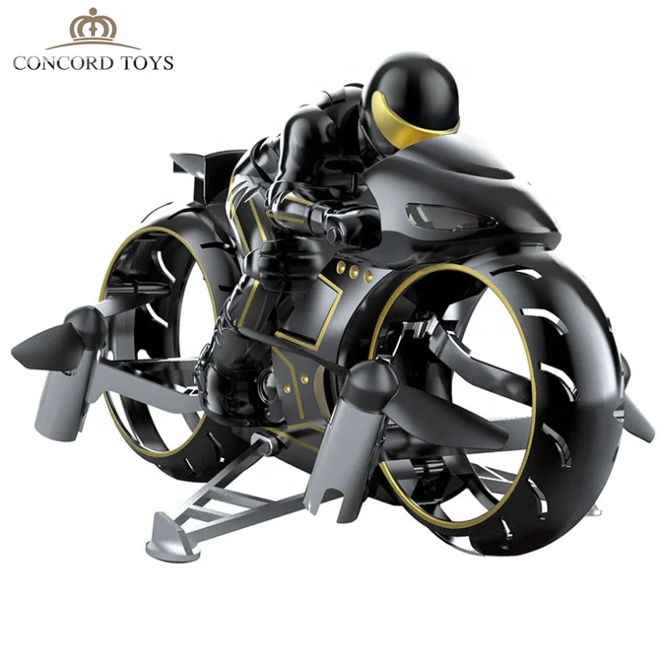 Taking Aerial Photo Mini RC Drone Toys 360 Flip Four-Axis Aircraft 2.4G Motorcycle Land&Air Dual Mode Hand Gesture RC Quadcopter