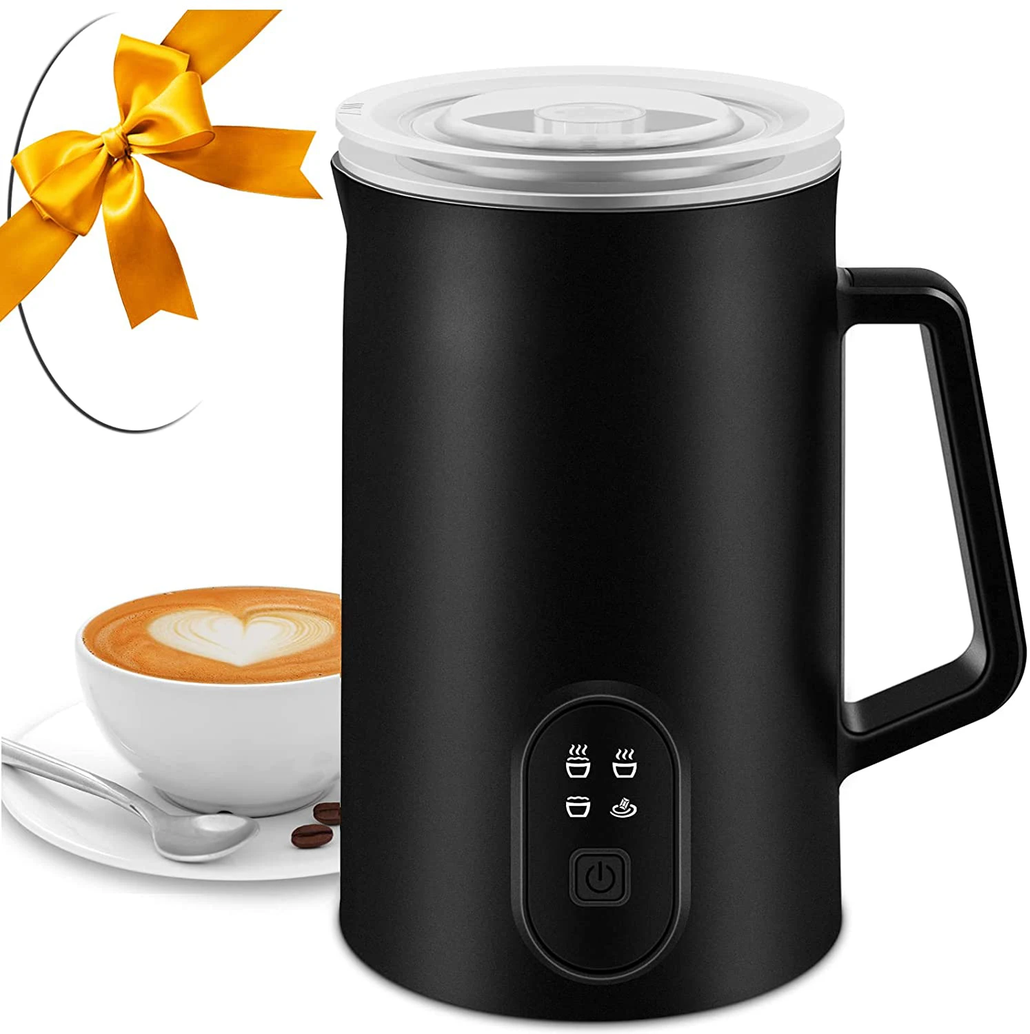 temperature control one touch button milk foaming machine for home use