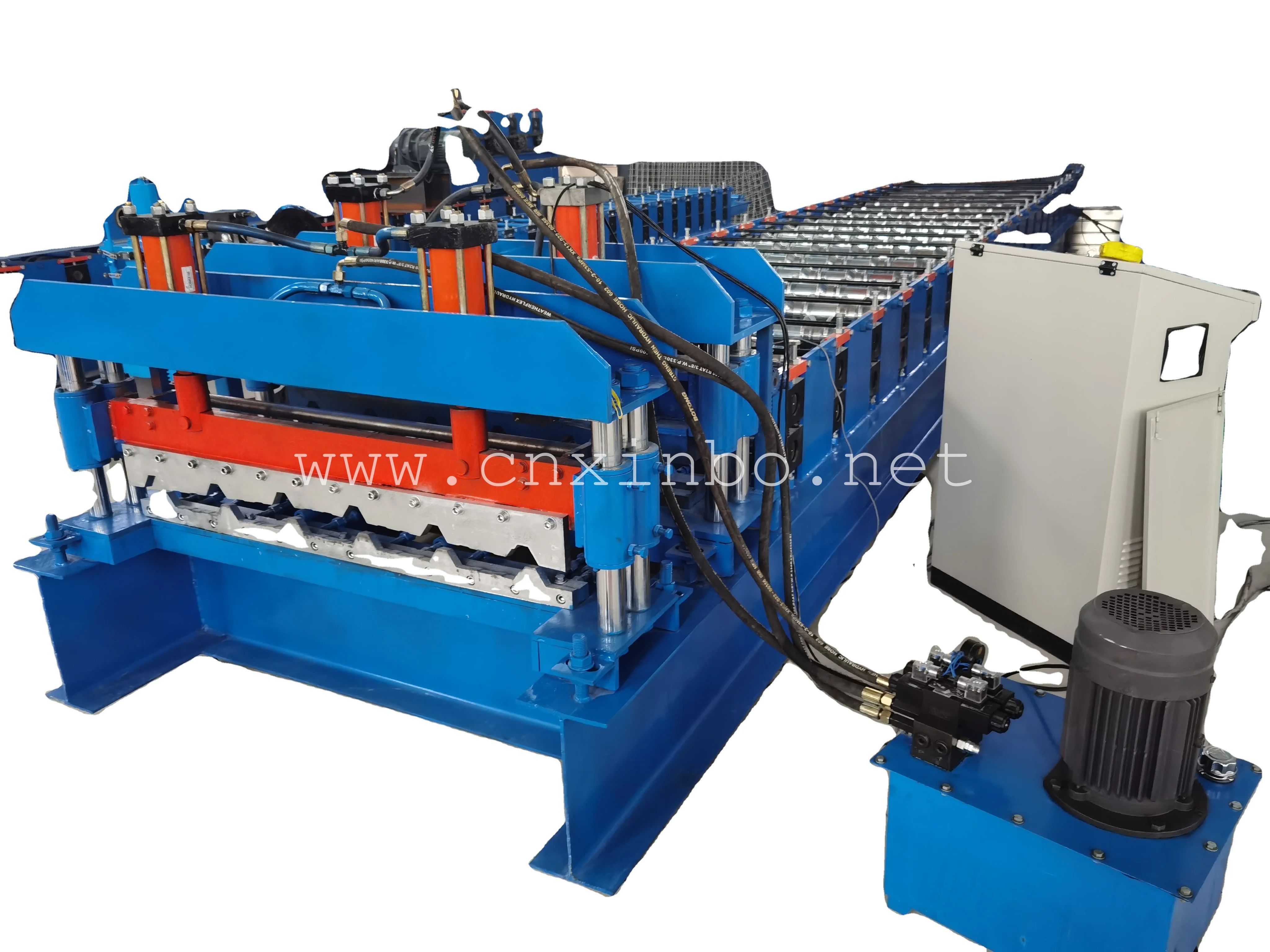 Professional industrial roof panel manufacturing machine glazed tile color roof panel cold roll forming machine price