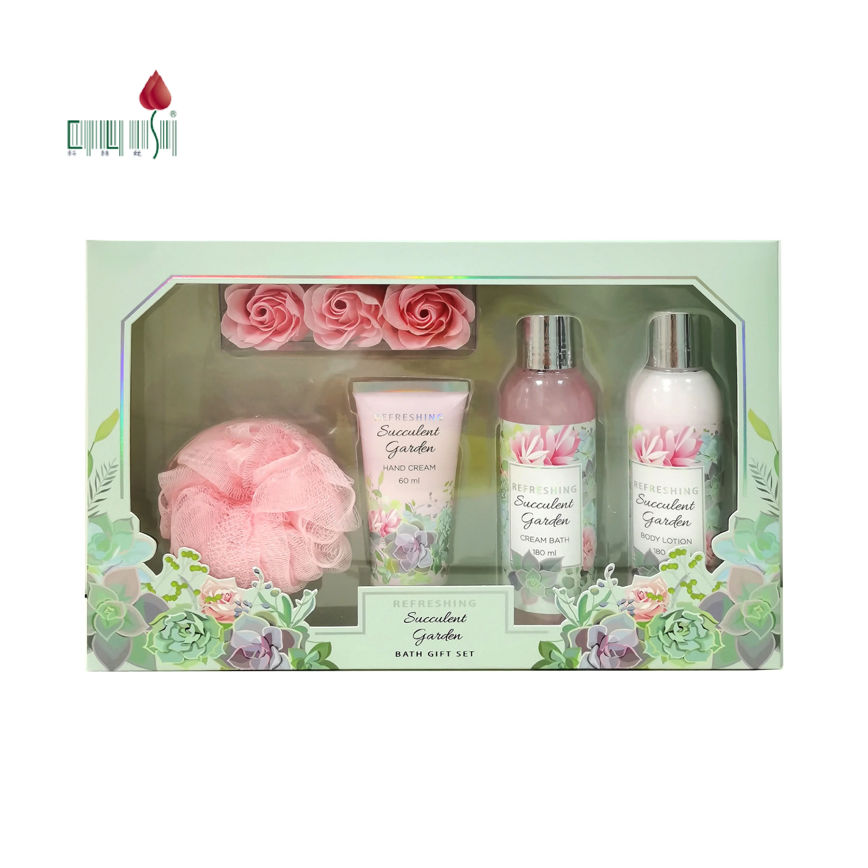 Hot Selling Wholesale Private Label Body Wash Shower Gel Body Care  Spa Bath  Gift Set For Women