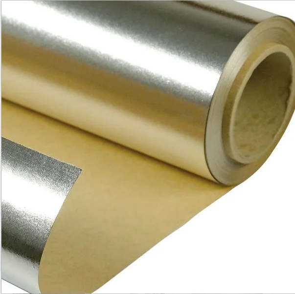 Aluminum Foil/MPET Film Laminated Brown White MG MF Kraft Paper Moisture-Proof And Mildew-Proof Outer Packaging