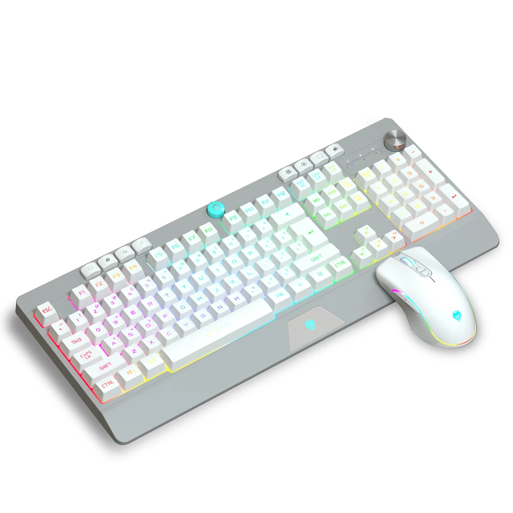 Игровая клавиатура и мышь со светодиодной RGB-подсветкой, 7200 точек/дюйм
