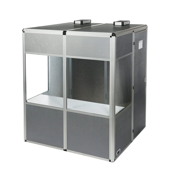 kkmark 1 person interpreter interpretation conference sound system movetabvle foldable Detachable portable translation booth