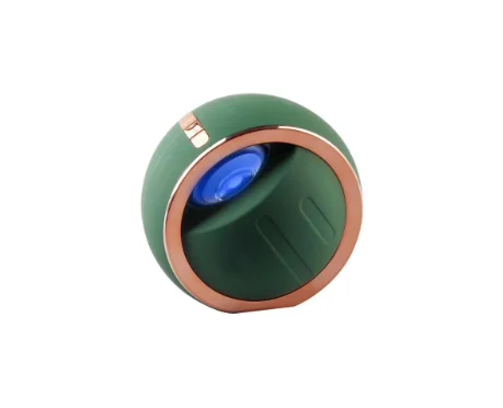 High quality Portable Wireless BT Speaker Home stereo sound Colorful LED Light Special shape Mini round shape speaker