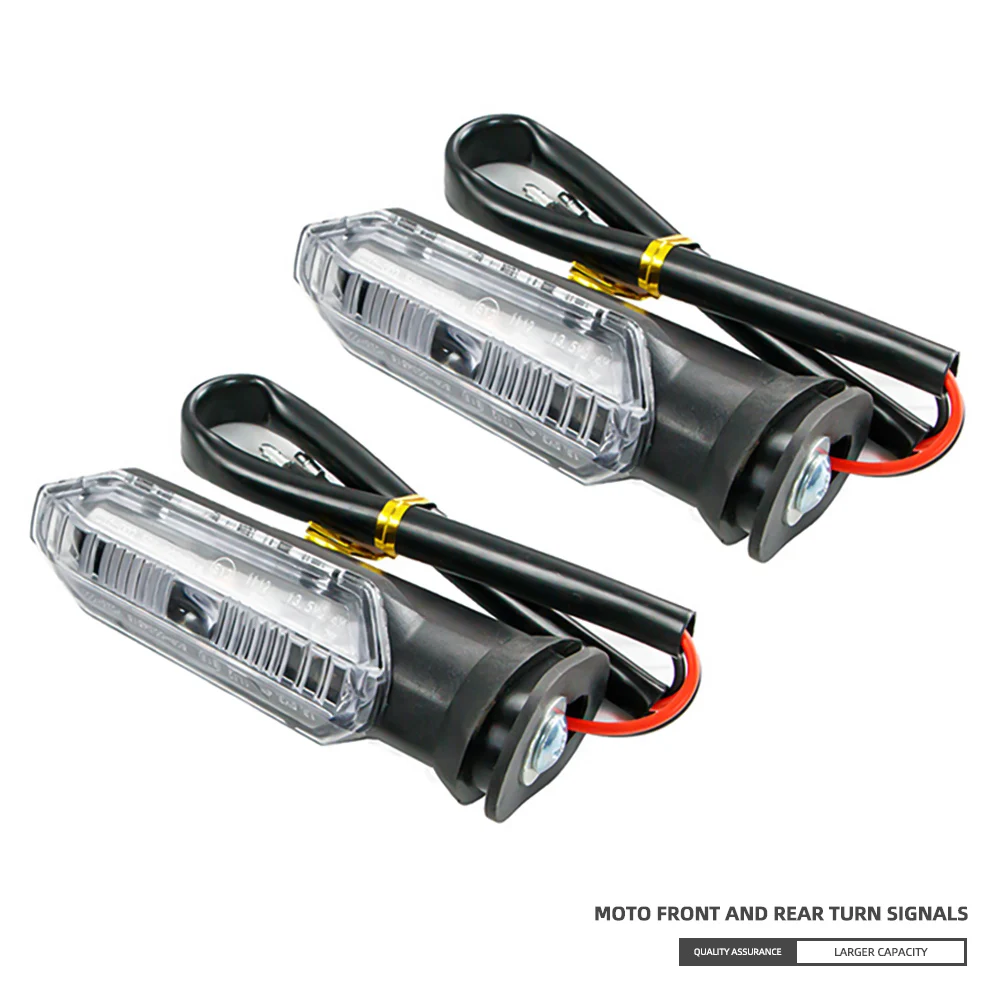 Front and rear acrylic rubber 13V 3.4W 1.2W indicator motorcycle turn signal lights