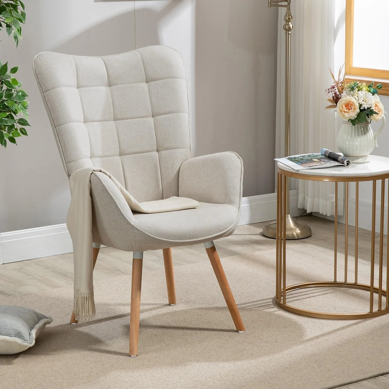 LT Ecuador hot free sample silla de ocio fabric high quality luxury leisure chair comfort Accent Chair Armchair Easy to Clean
