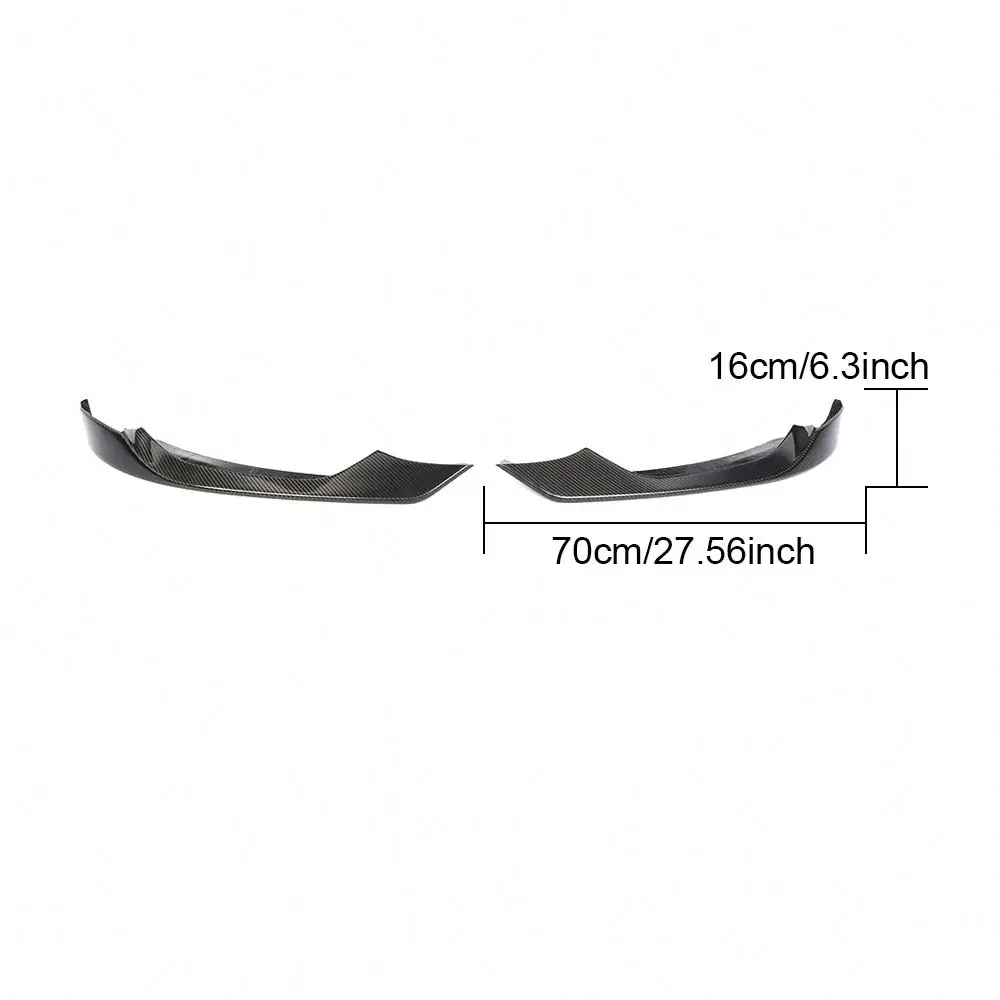 Сплиттер боковой для переднего бампера из углеродного волокна BMW F80 M3 седан F82 F83 M4 Coupe оригинальный бампер M 12-18