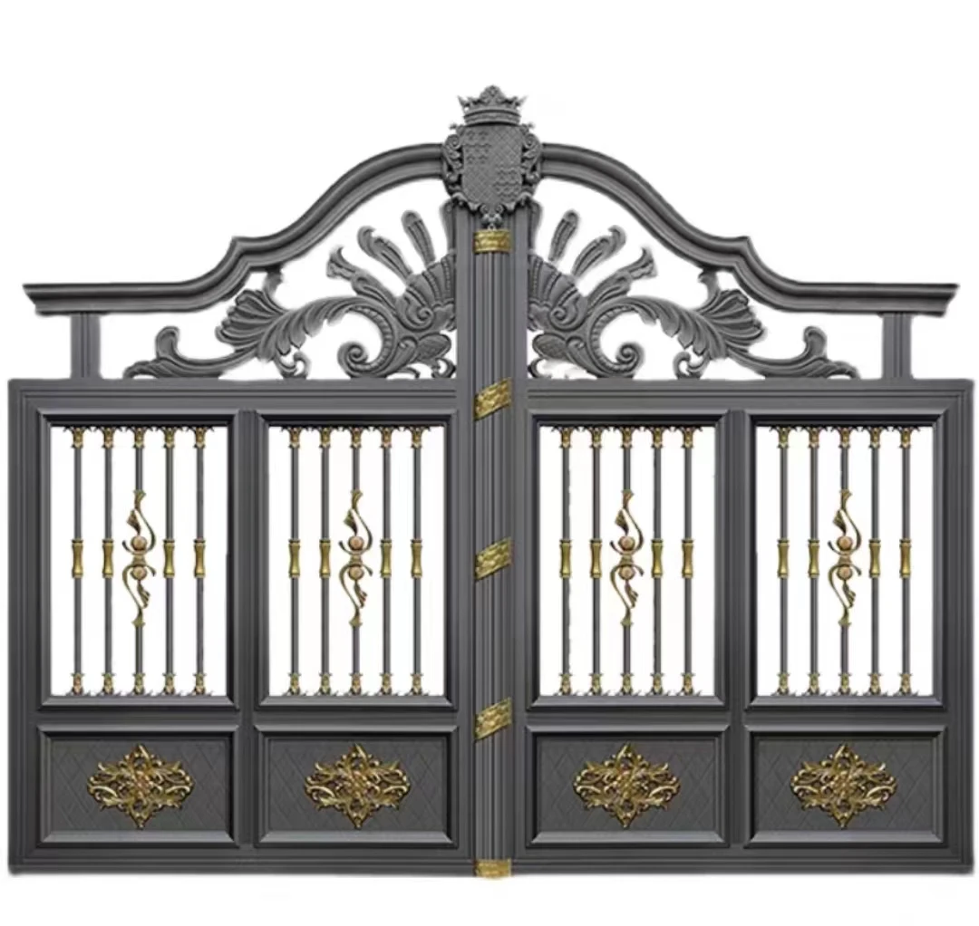 Villa gate retro engraved rural old door old elm Chinese style antique double entry door courtyard