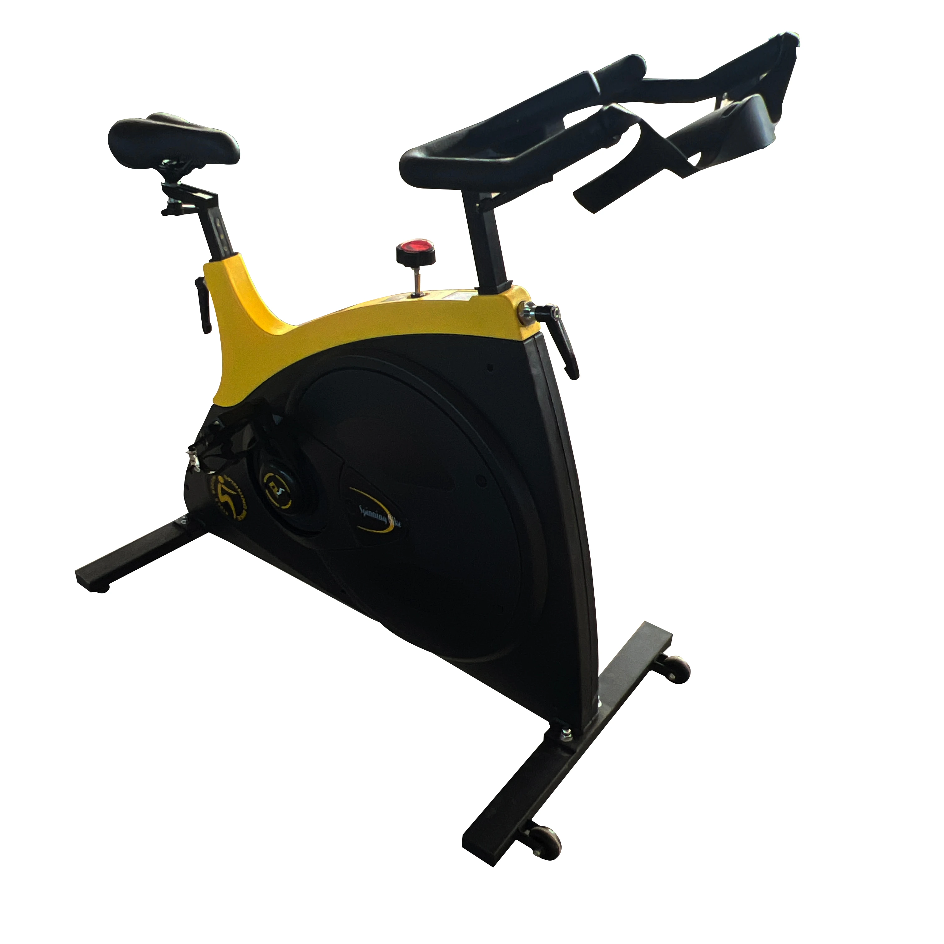 Luxury Full Package Home Spin Bike Belt Drive Foldable Mute Magnetic Resistance Effective Gym Exercise Weight Loss Body Fitness