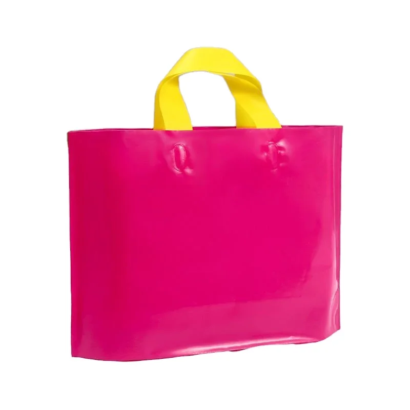 Custom  Fashion  Clothes packaging plastic bags shopping bags