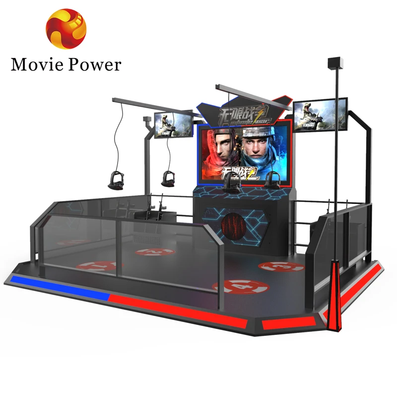 Indoor Entertainment Arcade game shooting Vr Station KAT Multiplayer 4 playersIndoor Infinity War Shooting Games