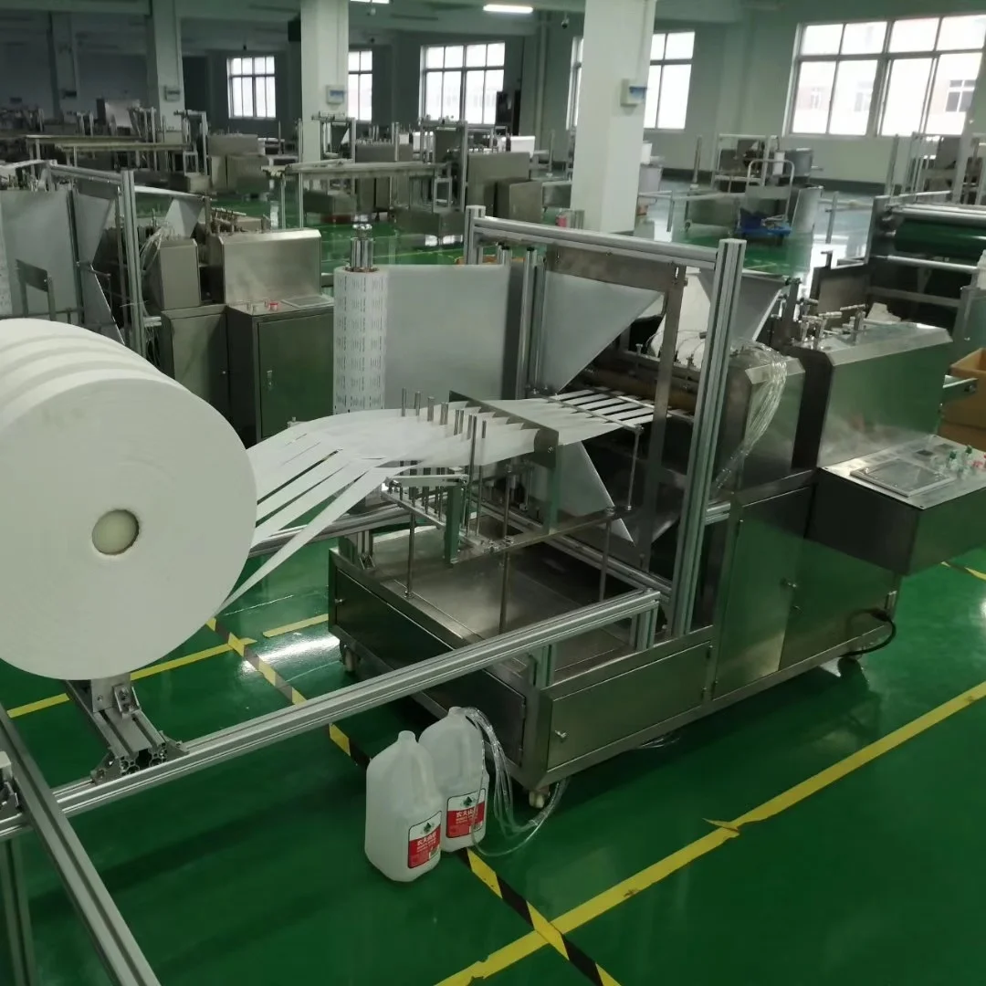 ZL-250IV Автоматическая медицинская спиртовая салфетка машины