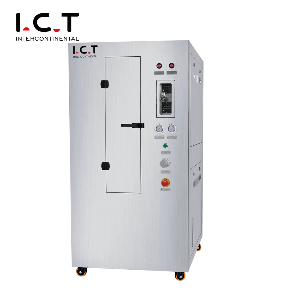 Промышленный ультразвуковой очиститель печатных плат ICT46, автоматическая ультразвуковая машина для очистки отверстий для трафаретов SMT, машина для очистки печатных плат, светодиодная печатная плата