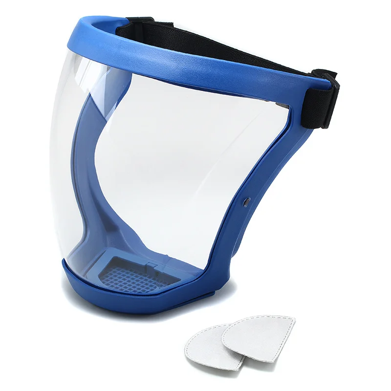 New Fashion Transparent Full Plastic PC Protection Clear Face Shield Helmet Face Shield Mask