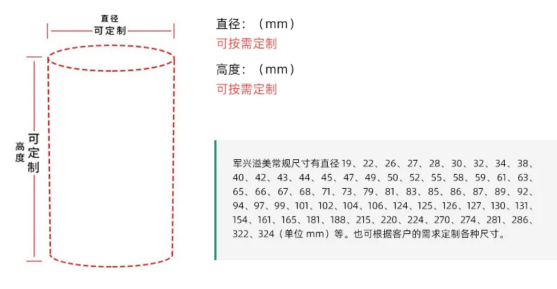 Multi-size Custom Brand Logo Large Cardboard Essential Oil Perfume Storage Gift Packaging cosmetic paper tube Paper Cylinder