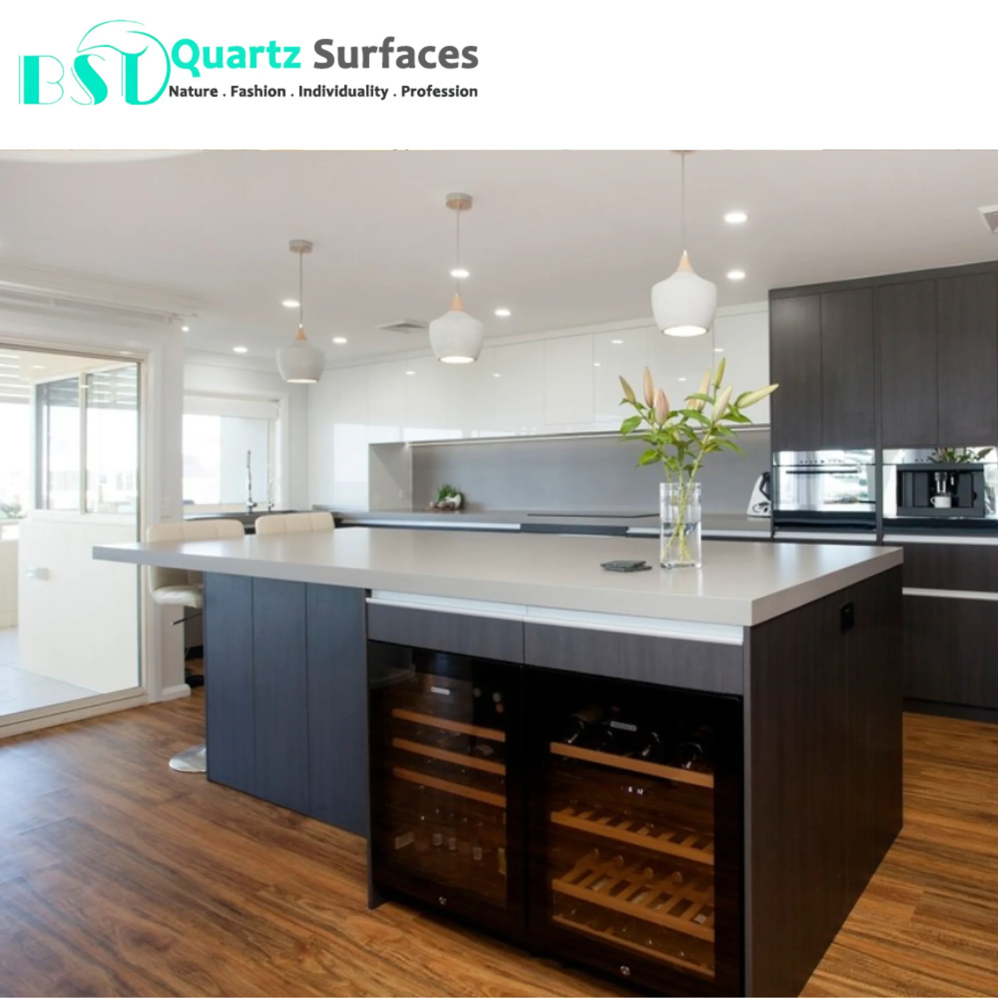 Sleek Concrete Quartz Stone Construction Materials Floor Azulejos Grey Kitchen Quartz Marble Carreaux Sol 60x60 Porcelain Tiles