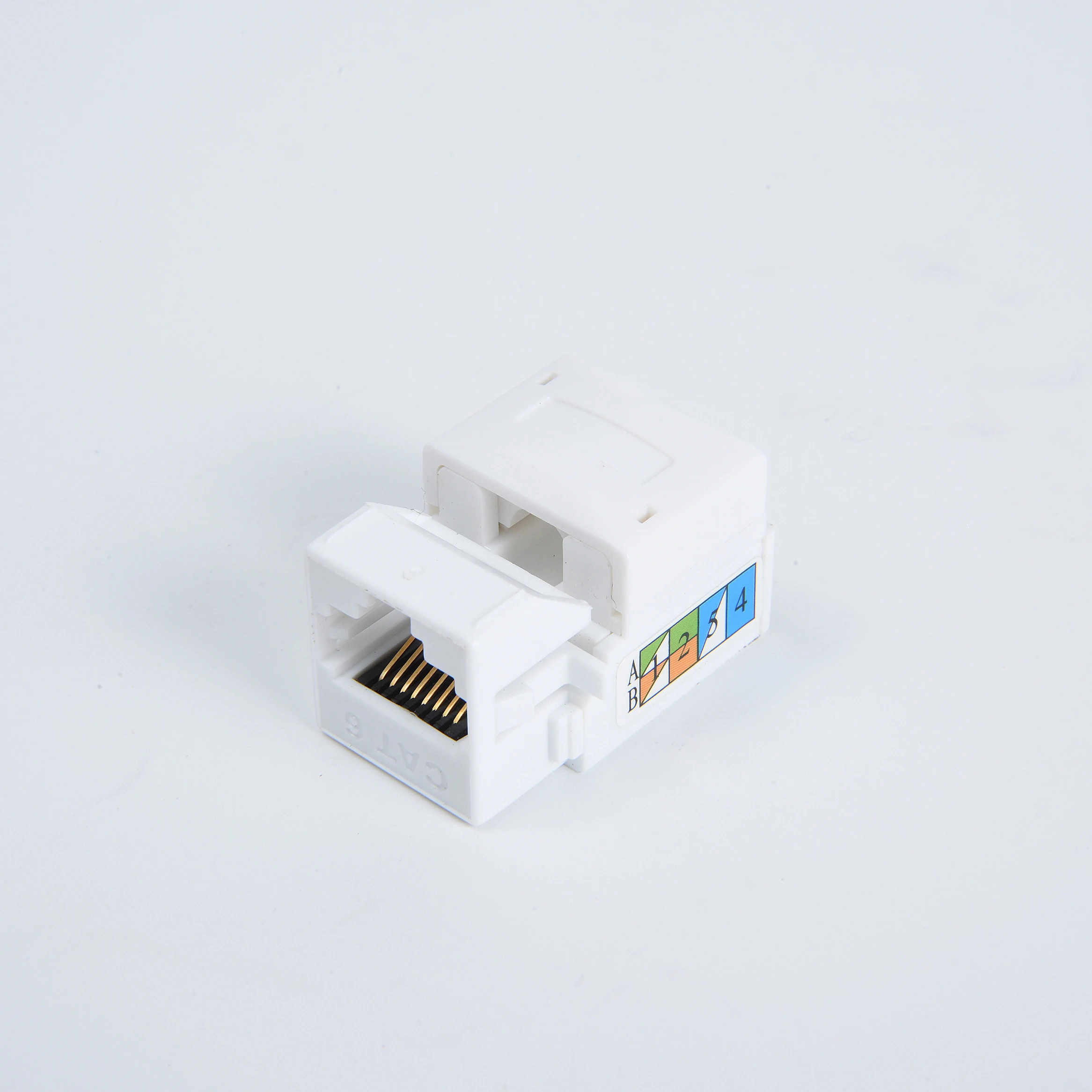 110 IDC RJ45 90 degree utp cat6 cat 6 commscope Keystone Jack cat5e network