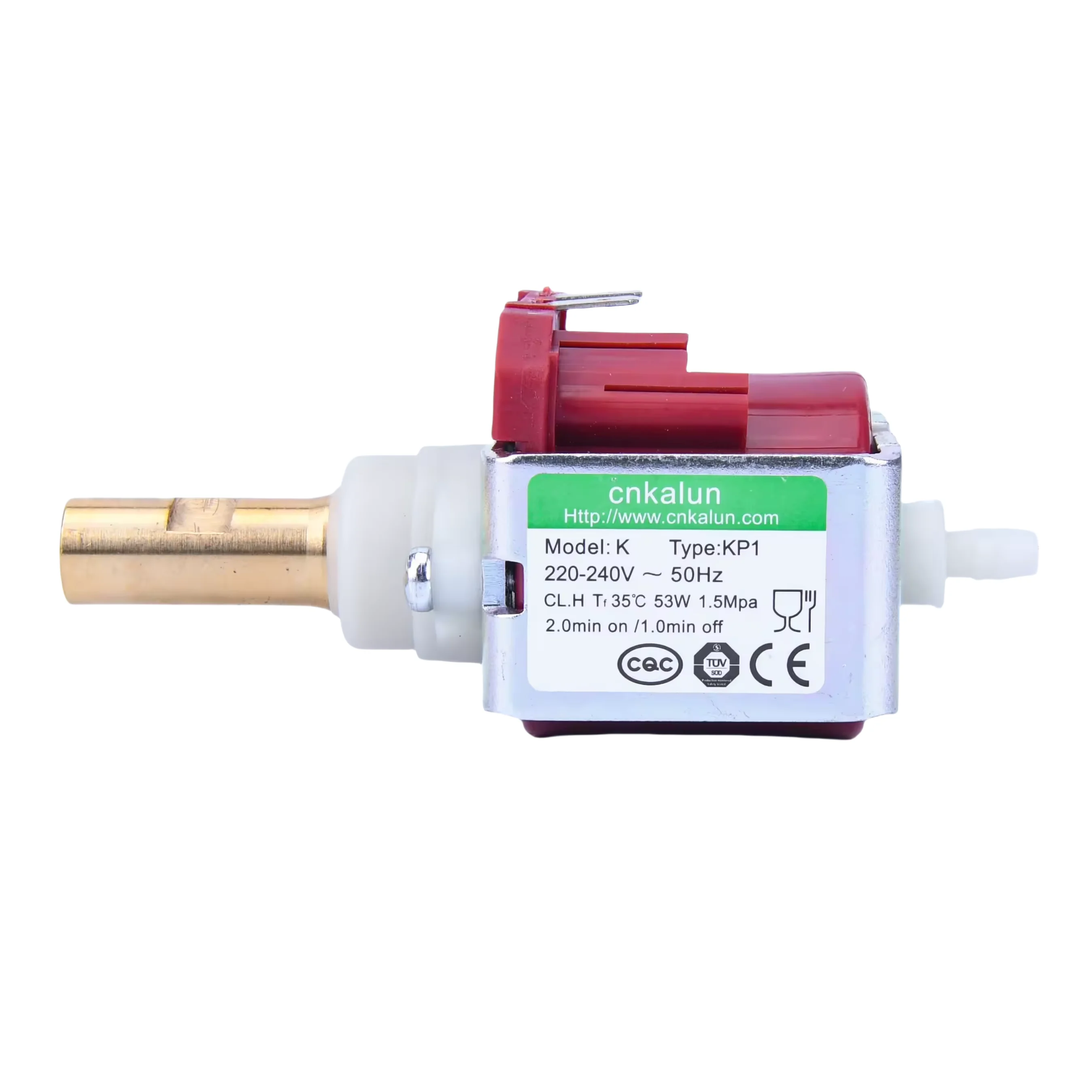 cnkalun KP1 15Bar 750ml/min 220V coffee machine vibration pump steam cleaner solenoid pump and espresso solenoid pump