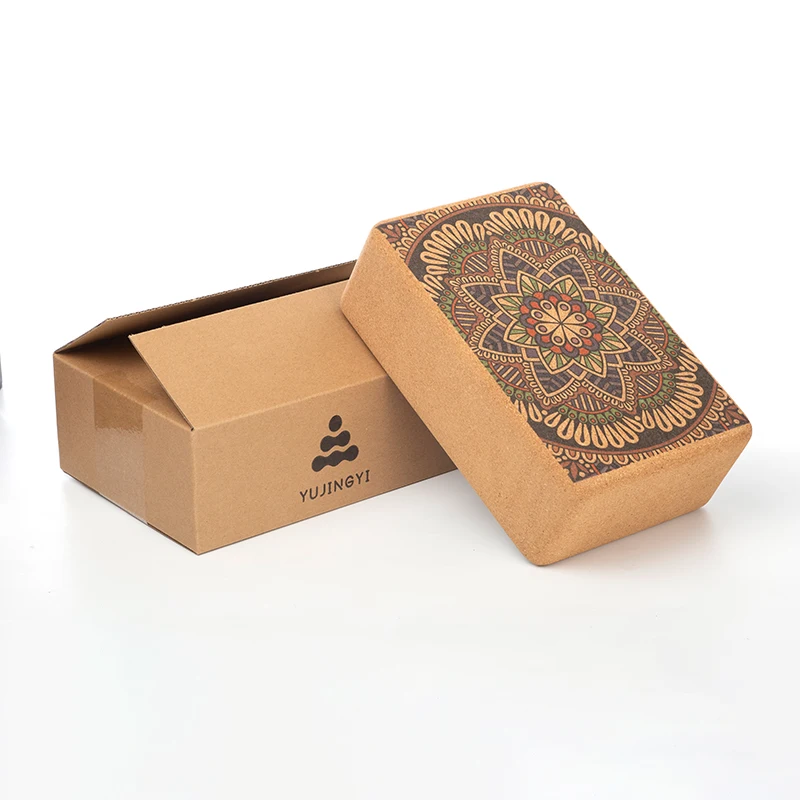 OEM High Density Colour 3*6*9 Inch Large Exercise Yoga Block Set Recycled Cork Yoga Block Bricks