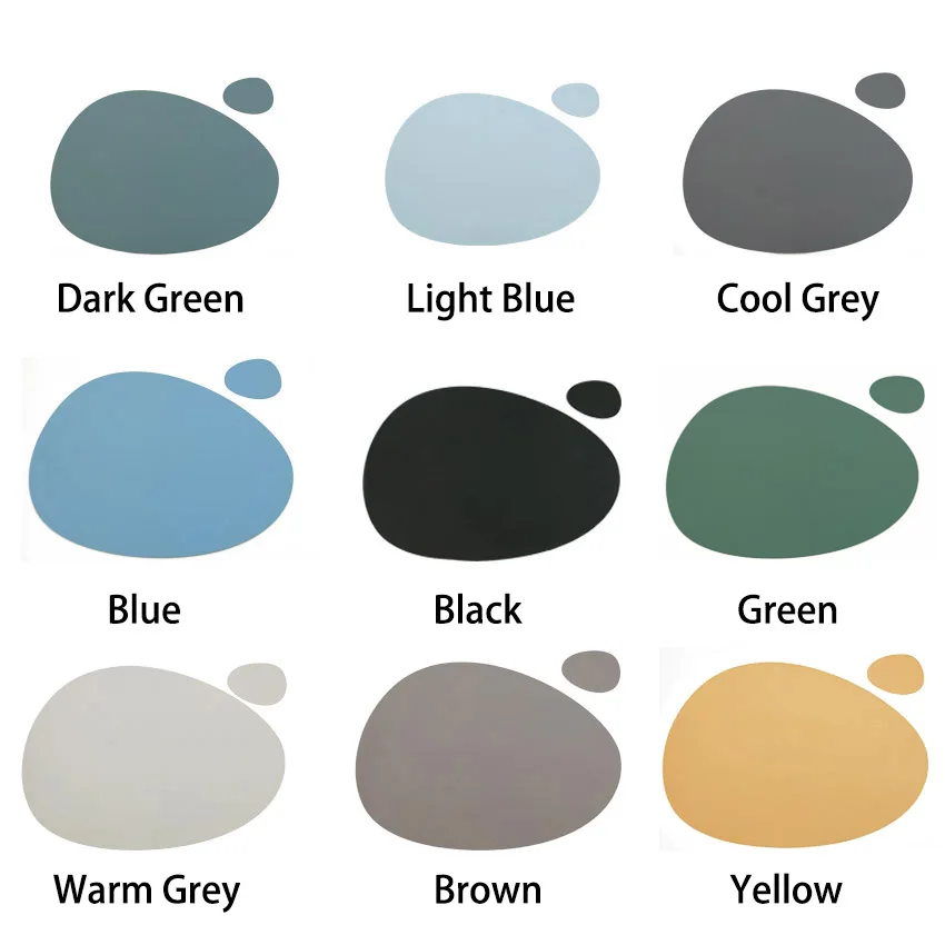 Leather Textural Extra Large Silicone Mats for Countertop Counter Table Protector Desk Saver Pad Placemat Nonstick Nonskid Pad