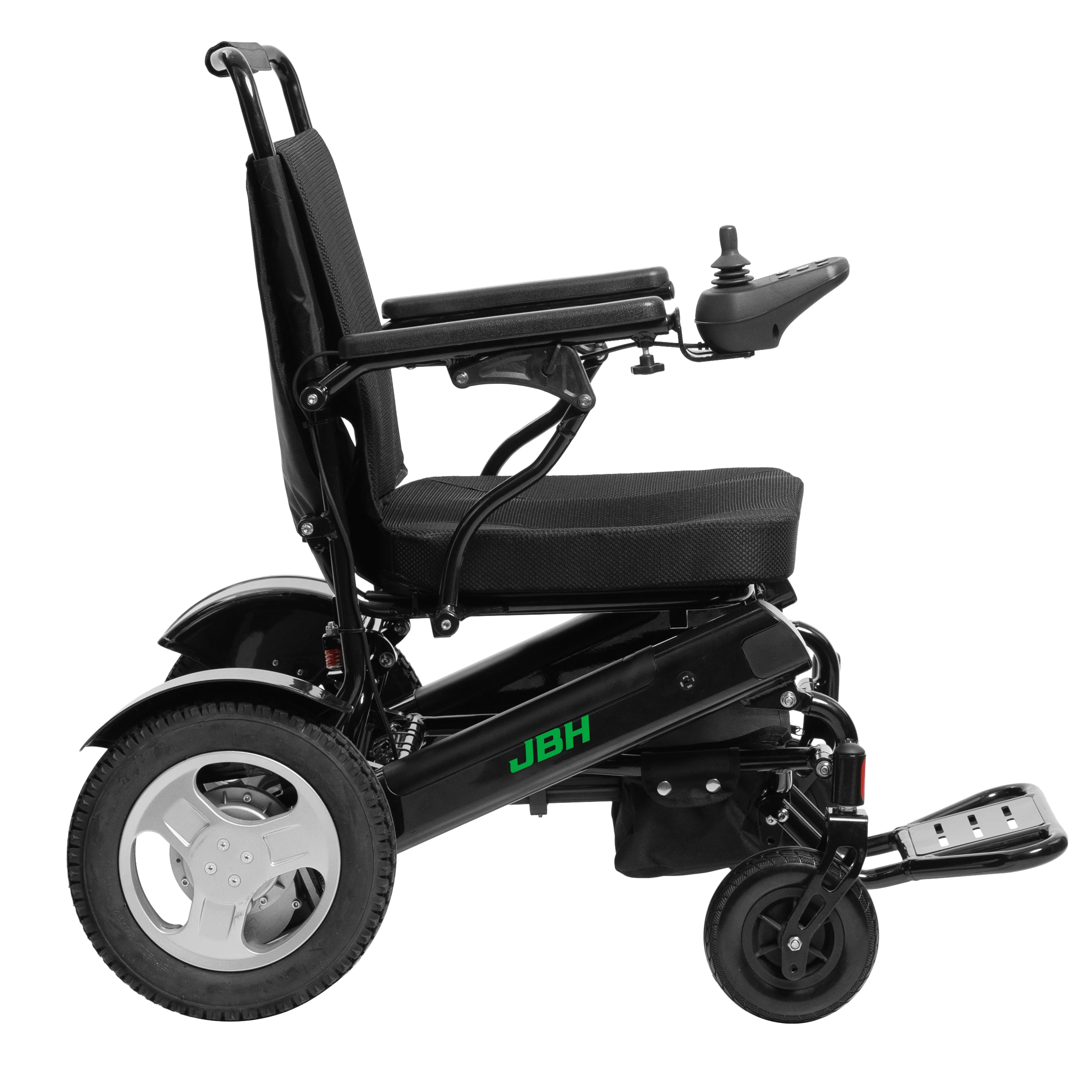 Joystick control folding electric wheelchair for elderly people and the disabled