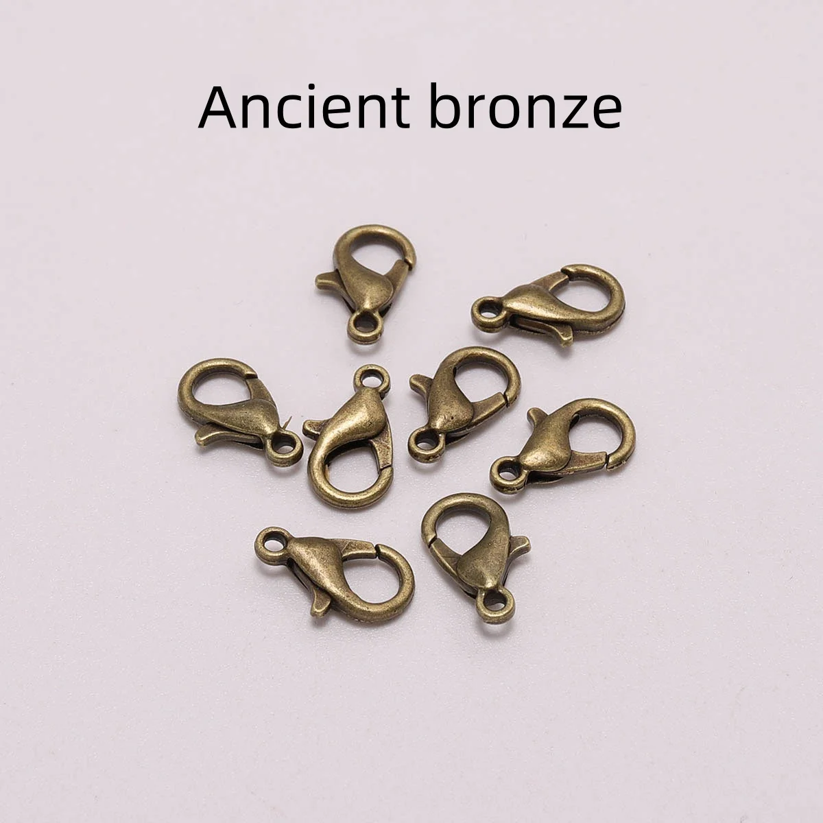 Color retention Lobster Claw Clasp alloy metal clasp for leather bracelet Jewelry Findings