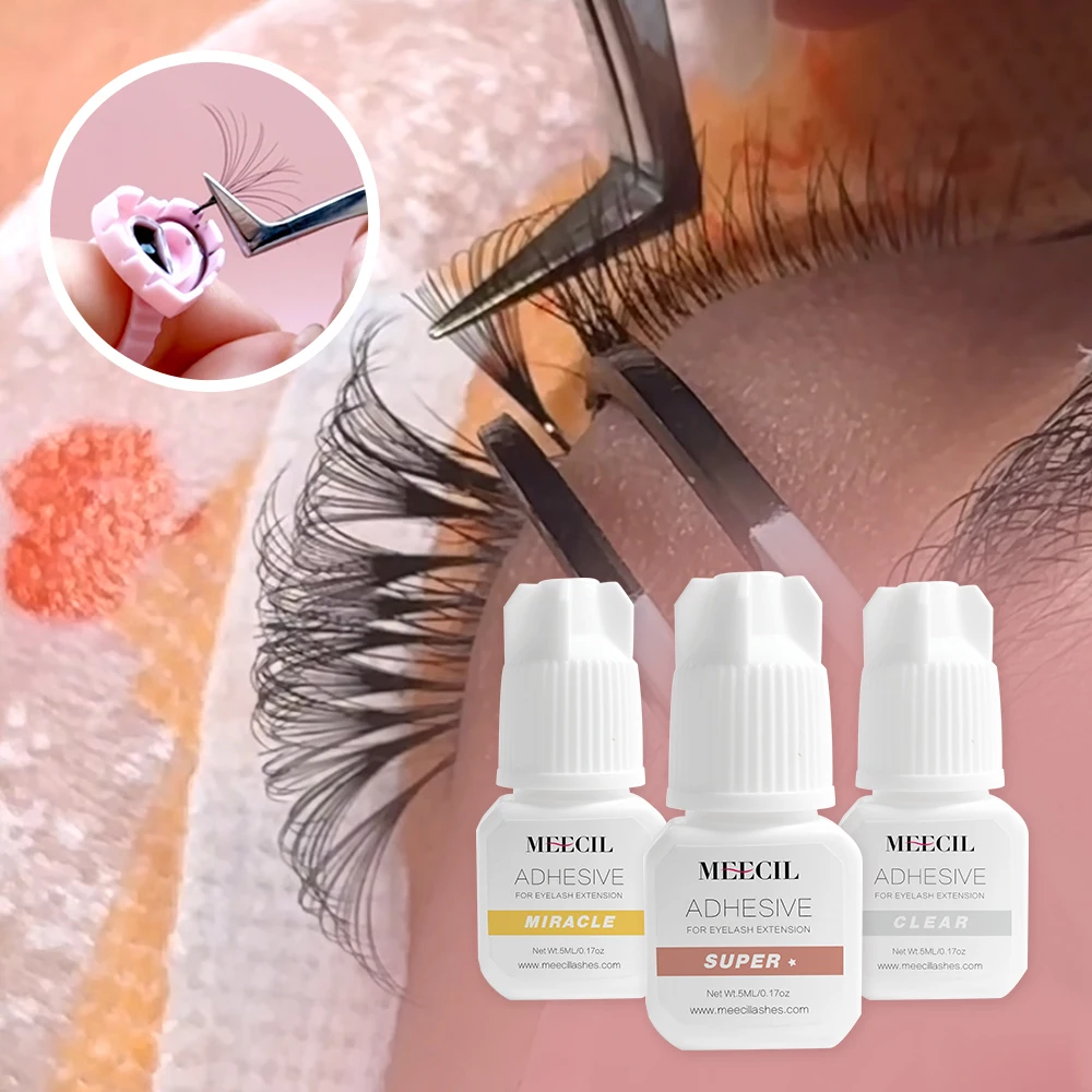 Custom Lash Glue For Eyelash Extension Black Clear Korea Eyelash Glue