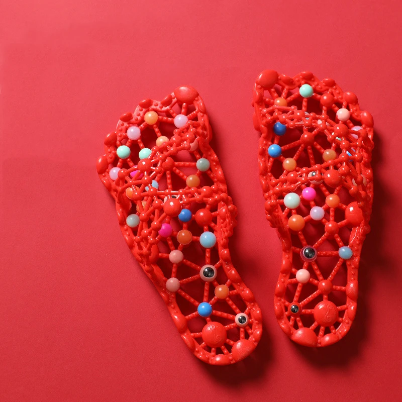 Best selling unisex indoor health slippers couple massage slippers acupressure healthy slipper