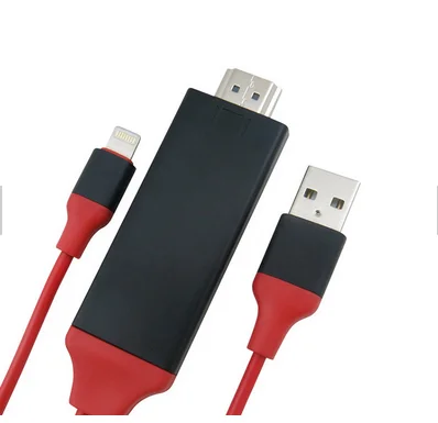 2021 2 м обновленная версия AV-кабеля для lightning на hdmi цифровой AV-адаптер iPhone