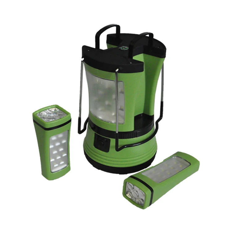 LED Rechargeable Camping Lantern With Detachable Torch For Outdoor
