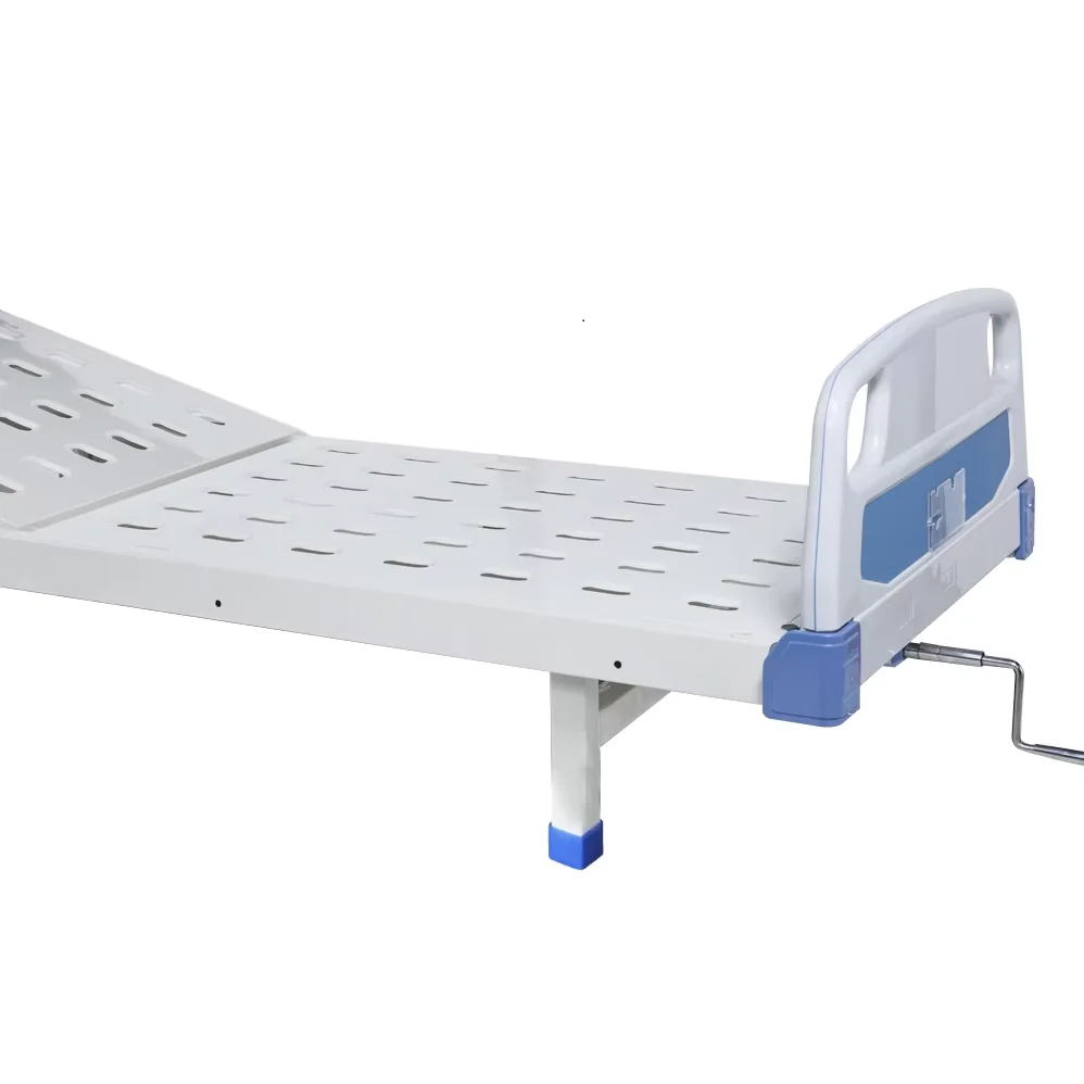 A23 модель простая ручная медицинская кровать 1 Функциональная однократная Больничная для ухода за пациентами с матрасом