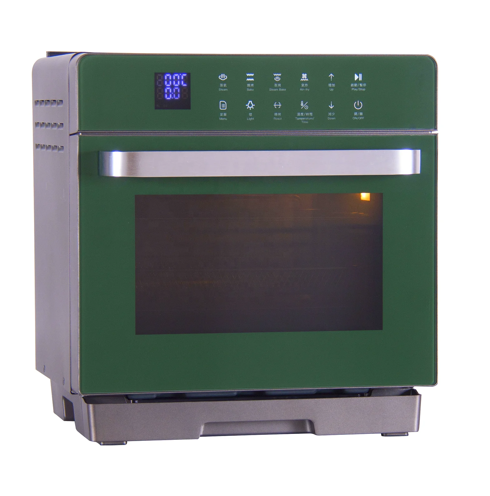5-в-1 столешница конвекционная Паровая Печь аэрофритюрница для приготовления блюд без Сушилка для овощей гриль-бар 40 + предустановленных меню и паровой само-очищающееся
