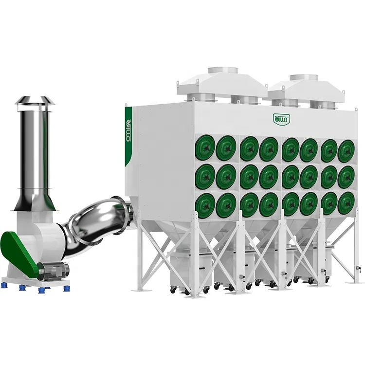 Large Airflow Central Industrial Dust Collector Extracting System for Woodworking Food Workshop