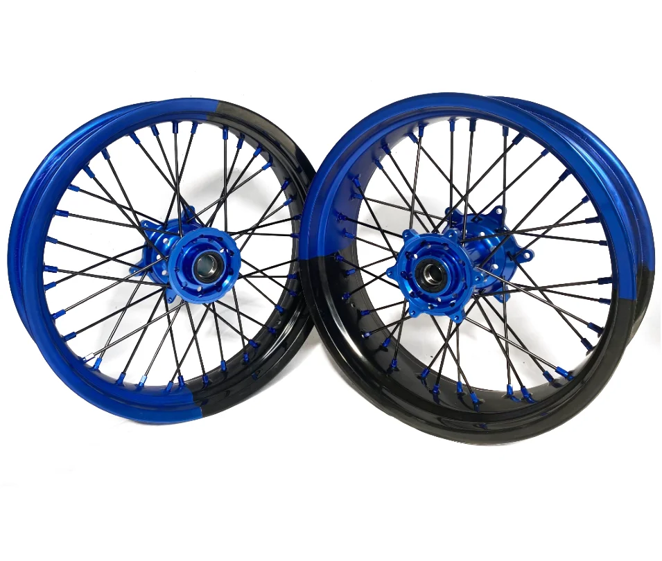 Factory Motorcycle Accessories 16/17 Aluminum Alloy 7 Grade Motorcycle Wheel For Supermoto