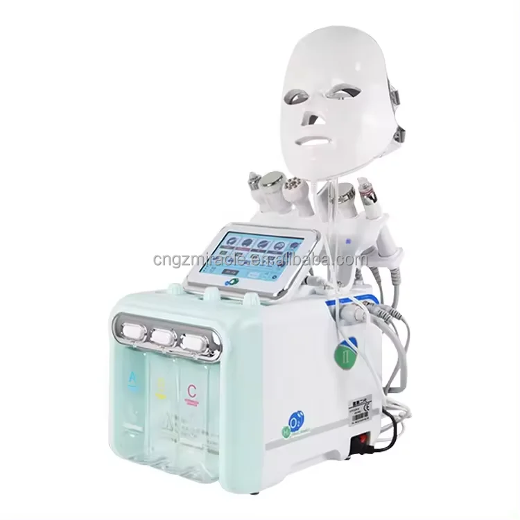 Factory Price 7 In 1 Hydra Peeling Facial H2o2 Microdermabrasion Facial Machine Diamond Dermabrasion 6 In1 Hydro Facial Machine