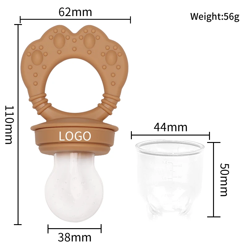 Silicone Baby Food Fruit Pacifier Feeder| Silicone Feeder Fruit Holder Sucker for Baby Infant