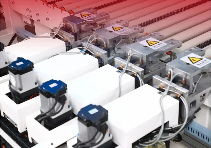 HUAHUA SKH680SAZ Easy Control Double Workable Six Drilling Heads Full Automatic 6 Sides Wood Boring Machine