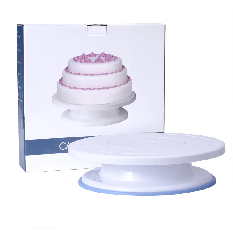 Wholesale hot selling customized Cake turntable with non-slip decorating table Cake table Cake decorating turntable