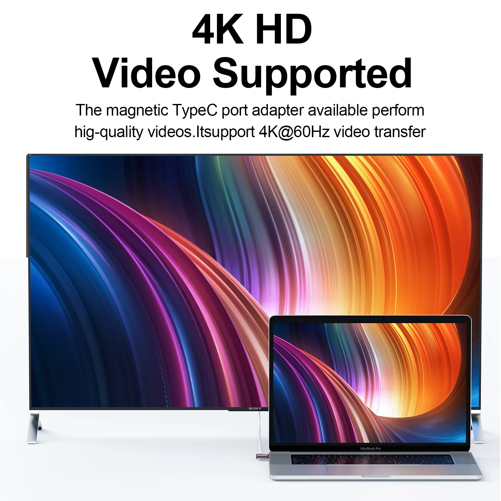 wholesale hot selling PD 100W 90 degree elbow USB 3.1type C magnetic fast charging data cable for magnetic cable holder