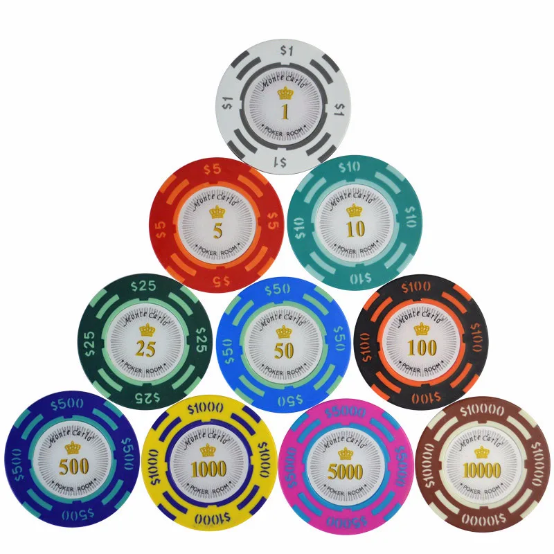 Wholesale sale cheap  clay poker chips customized for casino tokens best quality poker chips