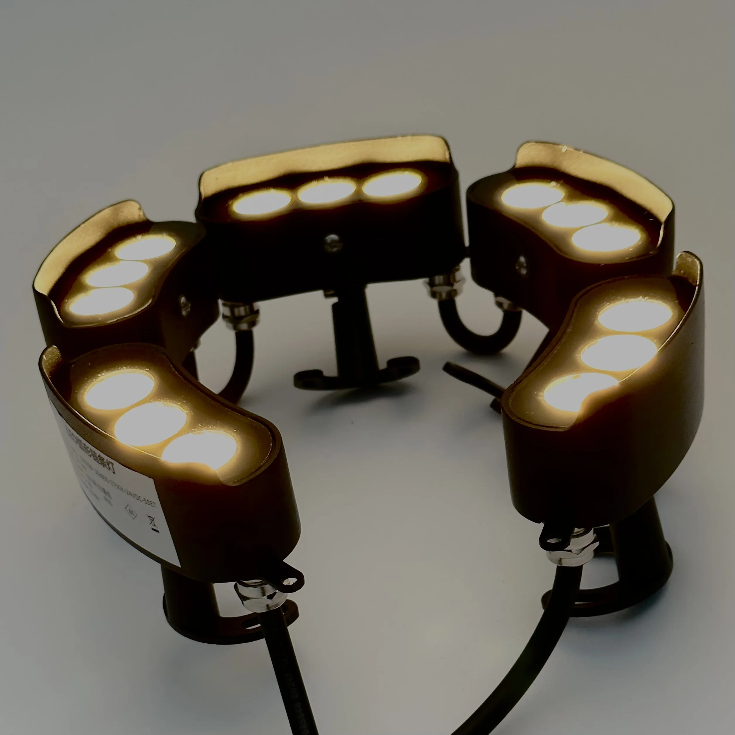 Custom Sized Led Tree Lighting Outdoor Landscape Garden Led Ring Hug Palm Tree Spot Light Diy Linked Bridge Lights