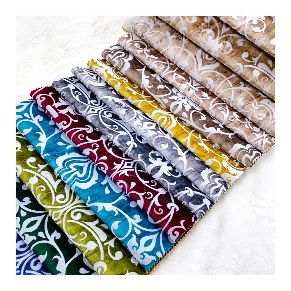 flocked job lot woven brocade fabric 100% polyester jacquard spangle sequin fabric